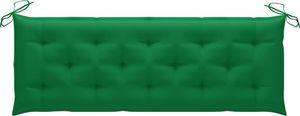 vidaXL Poduszka na ławkę ogrodową, zielona, 150x50x7cm, tkanina 1