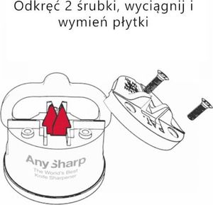 AnySharp Ostrzałka do noży AnySharp Classic silver 8