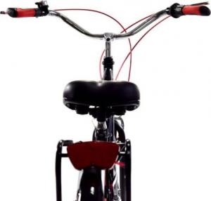 Dallas Bike Rower miejski 26'' 7-biegowy czarny z czerwonym SPD 6