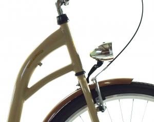 Dallas Bike Rower miejski 28'' cappucino z brązem SPD 3