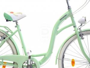 Dallas Bike Rower miejski 26'' 7-biegowy miętowy z białym SPD 3