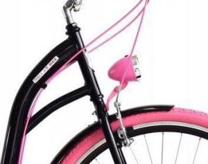 Dallas Bike Rower miejski 26'' 7-biegowy czarny z różem SPD 4