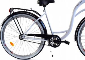 Dallas Bike Rower miejski 28'' biały z czarnym SPD 3