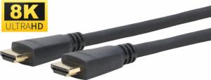 Kabel VivoLink HDMI - HDMI 0.5m czarny (PROHDMIFUHD0.5) 1