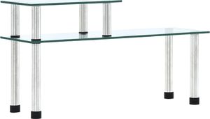 vidaXL Półka kuchenna, przezroczyste, hartowane szkło, 45x16x26 cm 1