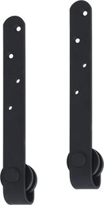 vidaXL System do drzwi przesuwnych, stal węglowa, 152 cm 5