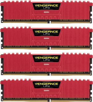 Pamięć Corsair Vengeance LPX, DDR4, 64 GB, 2133MHz, CL13 (CMK64GX4M4A2133C13R) 1