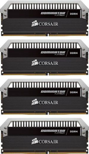 Pamięć Corsair Dominator Platinum, DDR4, 64 GB, 2666MHz, CL15 (CMD64GX4M4A2666C15) 1