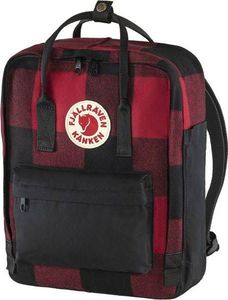 Fjallraven Plecak Fjallraven Kanken Re-Wool Red-Black F23330-320-550 4