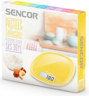 Waga kuchenna Sencor SKS 36YL Pastelowa 2