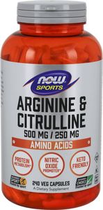 NOW Foods NOW Foods - Arginina i Cytrulina, 500/250, 120 vkaps 2
