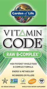 Garden of Life Garden of Life - Vitamin Code RAW B, Kompleks Witamin B, 120 vkaps 1