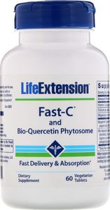 Life Extension Life Extension - Fast-C and Bio-Quercetin Phytosome, 60 tabletek wegetariańskich 1