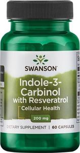 Swanson Swanson - Indol-3-Karbinol z Resweratrolem, 60 kapsułek 1