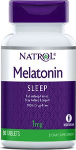 NATROL Natrol - Melatonina, 1mg, 90 tabletek 1