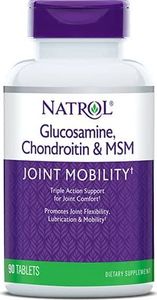 NATROL Natrol - Glukozamina, Chondroityna, MSM, 90 tabletek 1