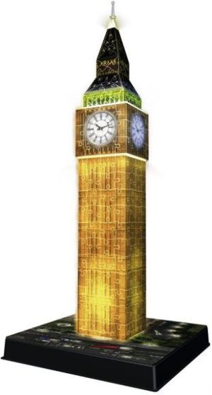 Ravensburger 3D Big Ben nocą 216 - 125883 2