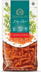 Bartolini Makaron z czerwonej soczewicy - świderki 250 g - Bartolini 1