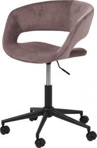 Krzesło biurowe Selsey Hannah Różowe 1