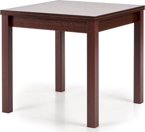 Selsey SELSEY Stół rozkładany Lea 80-160x80 cm ciemny orzech 1