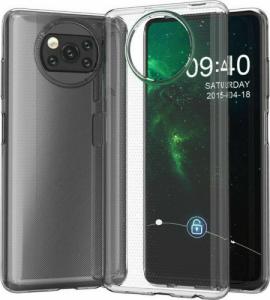 4kom.pl Etui obudowa case do Xiaomi Poco X3 NFC silikonowe przezroczyste 1