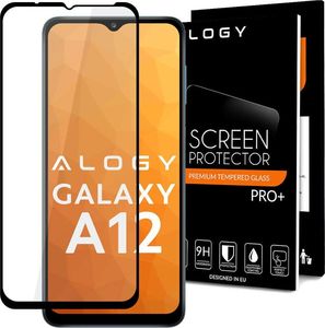 Alogy Szkło Alogy Full Glue case friendly do Samsung Galaxy A12 Czarne 1