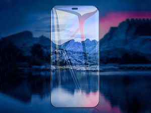 Rock Szkło hartowane Full Glue Rock do Apple iPhone 12 Mini czarne 2