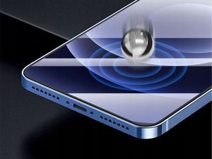 Rock Szkło hartowane Full Glue x2 Rock do Apple iPhone 12/ 12 Pro czarne 3