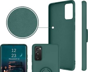 Alogy Etui silikonowe Ring Ultra Slim Alogy do Samsung Galaxy S20 Plus Zielone 6