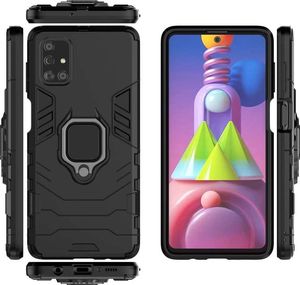 Alogy Etui Alogy Stand Ring Armor do Samsung Galaxy M51 czarne 6