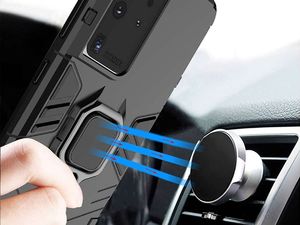 Alogy Etui Alogy Stand Ring Armor do Samsung Galaxy S21 Ultra czarne 5