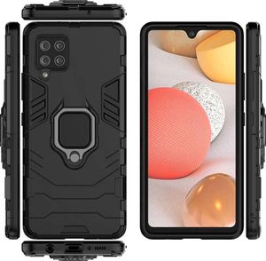 Alogy Etui Stand Ring Armor Samsung Galaxy A42 5G czarne 7