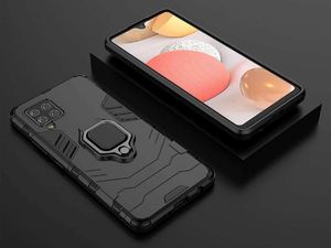 Alogy Etui Stand Ring Armor Samsung Galaxy A42 5G czarne 8