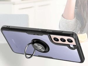 Alogy Etui Alogy Ring Holder Clear Armor do Samsung Galaxy S21 Plus czarne 6