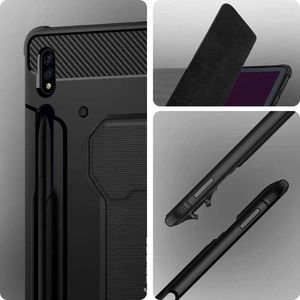 Etui na tablet Spigen Etui Spigen Rugged Armor Pro do Galaxy Tab S7 Plus 12.4 T970/T976 Black 12