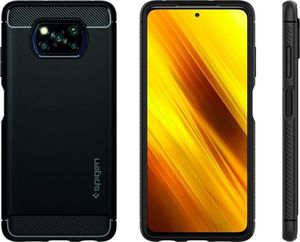 Spigen Etui Spigen Rugged Armor do Xiaomi Poco X3 NFC Matte Black 2