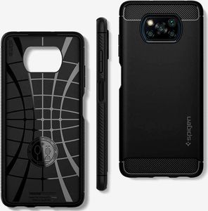 Spigen Etui Spigen Rugged Armor do Xiaomi Poco X3 NFC Matte Black 5