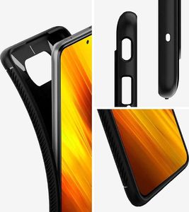 Spigen Etui Spigen Rugged Armor do Xiaomi Poco X3 NFC Matte Black 10