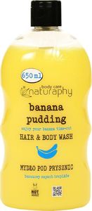 BluxCosmetics Banana Pudding mydło pod prysznic Bananowy Zapach Tropików 650 ml 1