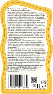 BluxCosmetics Mydło pod prysznic bananowe z aloesem 1L 2