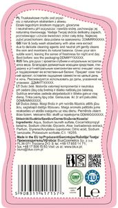 BluxCosmetics Mydło pod prysznic truskawkowe z aloesem 1L 2