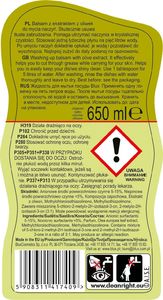 BluxCosmetics Balsam do mycia naczyń o zapachu oliwkowym 650 ml 2