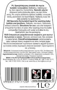 BluxCosmetics Płyn do mycia butelek i smoczków 1L 3