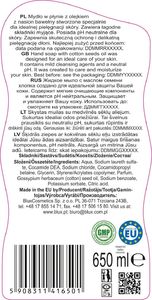 BluxCosmetics Mydło w płynie z olejkiem z bawełny 650 ml 2