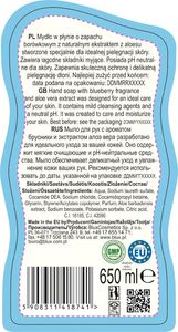 BluxCosmetics Mydło w płynie borówkowe z aloesem 650 ml 2