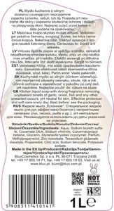 BluxCosmetics Mydło kuchenne usuwa nieprzyjemne zapachy 1L 2