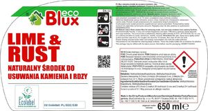 BluxCosmetics Środek do usuwania kamienia i rdzy 650 ml 2