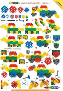 Morphun Morphun GearPhun Pojazdy 324 el. - Klocki konstrukcyjne 11