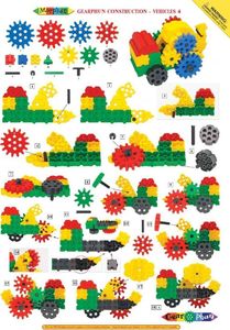 Morphun Morphun GearPhun Pojazdy 324 el. - Klocki konstrukcyjne 13