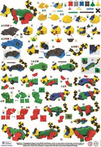 Morphun Morphun Advanced 1200 el. + Instrukcje 60str. A4 - Klocki konstrukcyjne 4